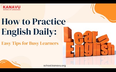 how to practice English daily