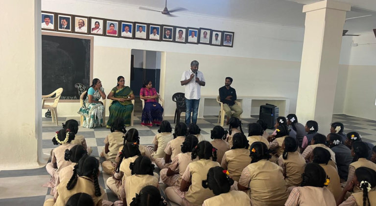 Growing Dreams, Building Confidence: Kanavu School of English at Kasturibagram High School