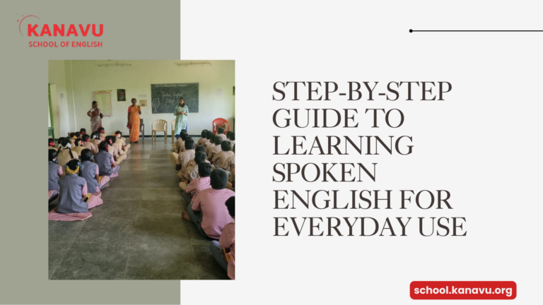 Step-by-Step Guide to Learning Spoken English for Everyday Use