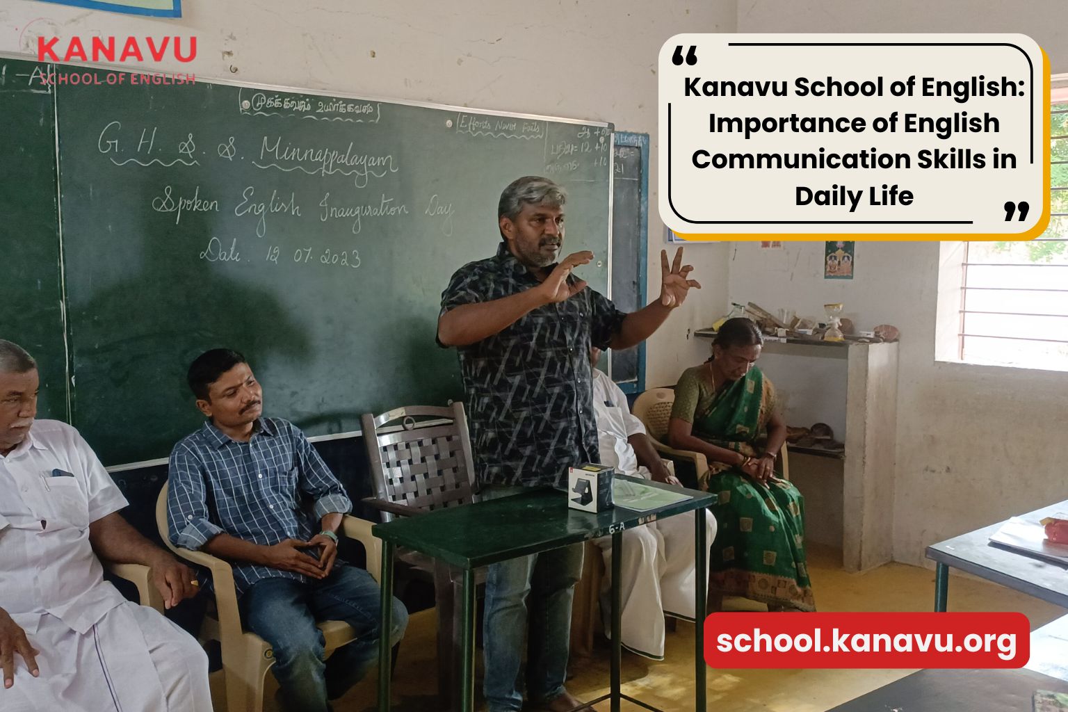 Kanavu School of English: Importance of English Communication Skills in Daily Life