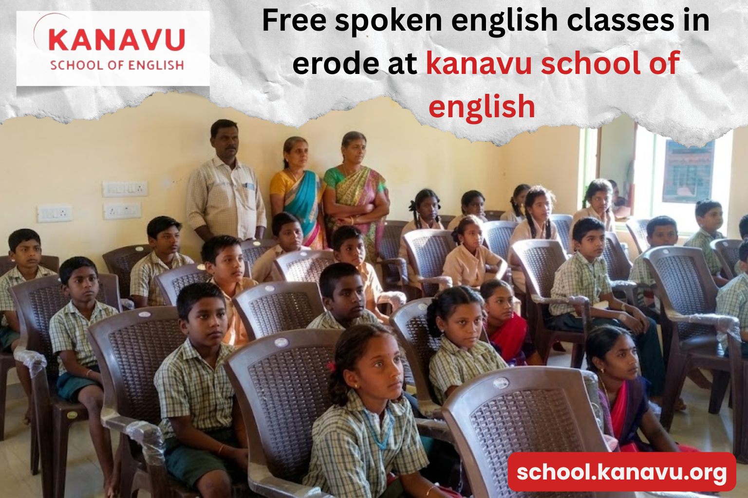 Free spoken english classes in erode at kanavu school of english