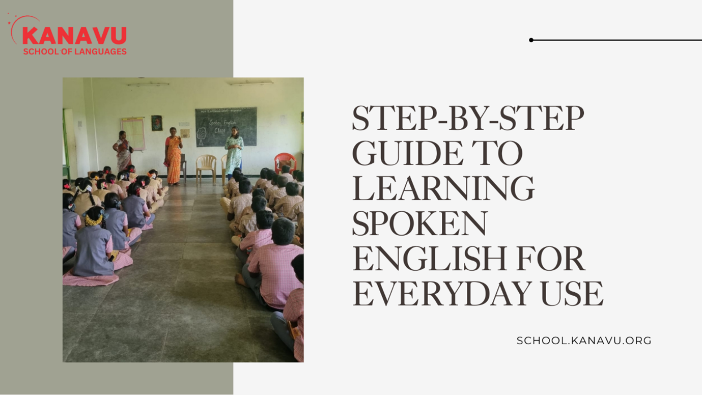 Step-by-Step Guide to Learning Spoken English for Everyday Use